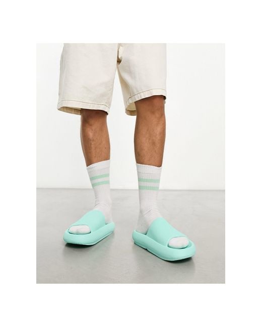 Hollister Comfortabele Slippers in het Blauw voor heren | Lyst NL