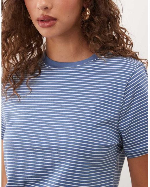 Abercrombie & Fitch Blue Short Sleeve Skimming T-shirt