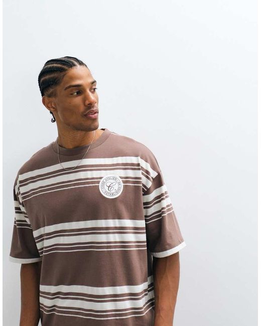 ASOS Blue Heavyweight Oversized T-shirt for men