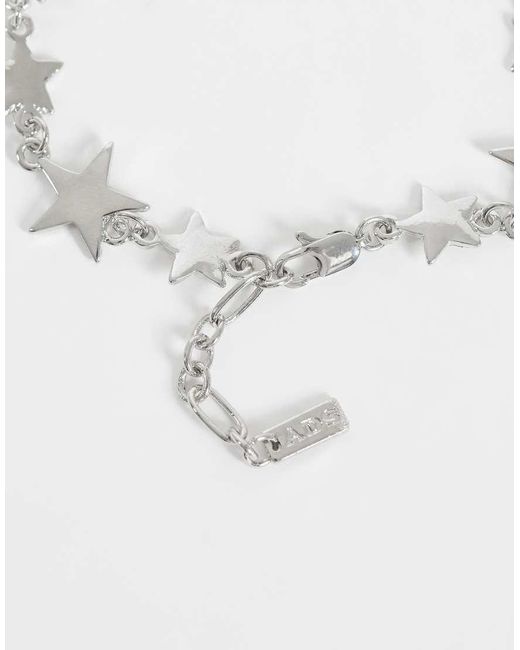 ASOS White Star Link Chain Bracelet for men