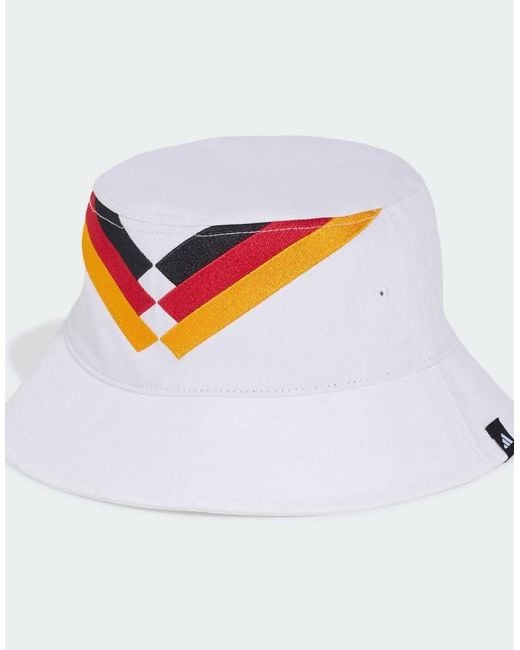 Adidas Originals White Germany Bucket Hat