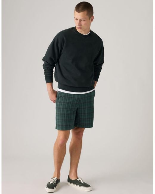 Levi's Green Xx Chino Authentic Relaxed Lightweight Twill Shorts for men