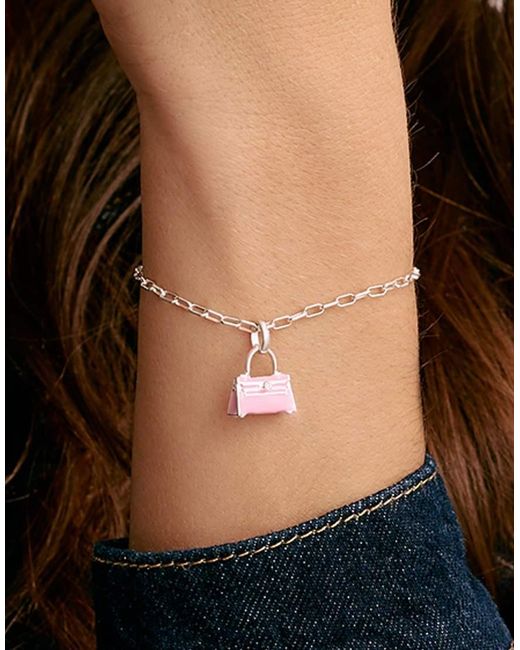 Thomas Sabo Pink Charm Pendant Handbag Connect
