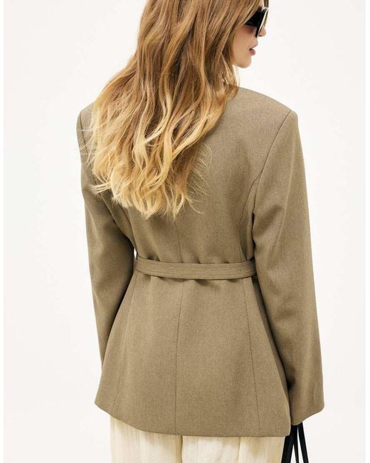 NA-KD Brown Belted Blazer