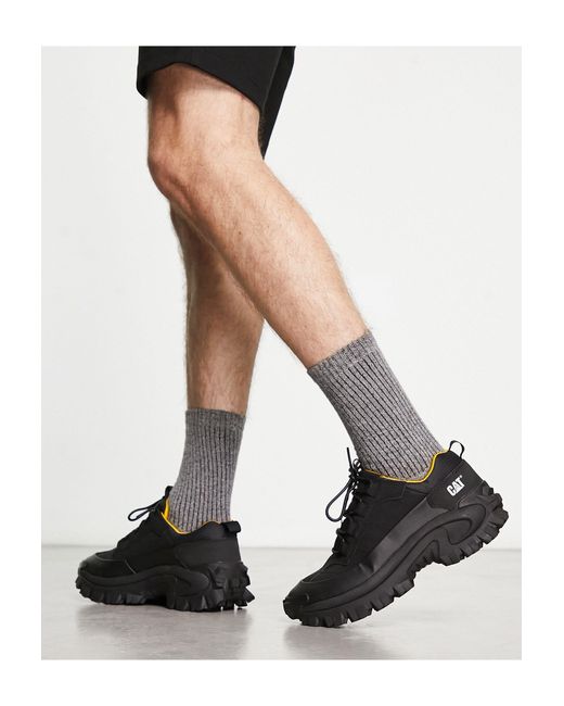 Caterpillar Cat Intruder Galosh Waterproof Chunky Trainers in Black for Men  | Lyst Australia