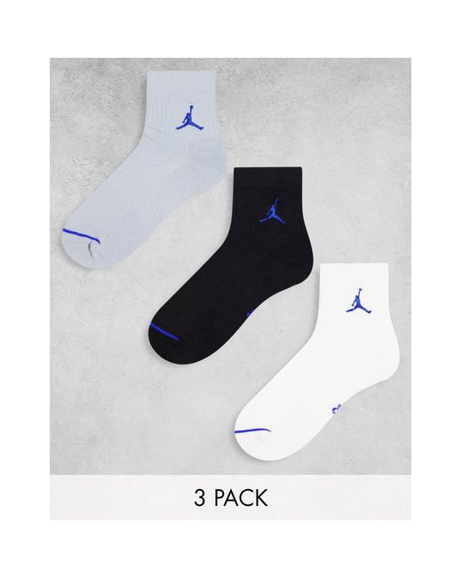 Nike 3 Pack Socks in White for Men | Lyst Australia