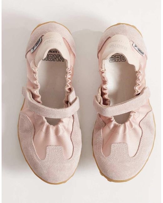 Bronx Pink Gravit-yy Ballet Flats