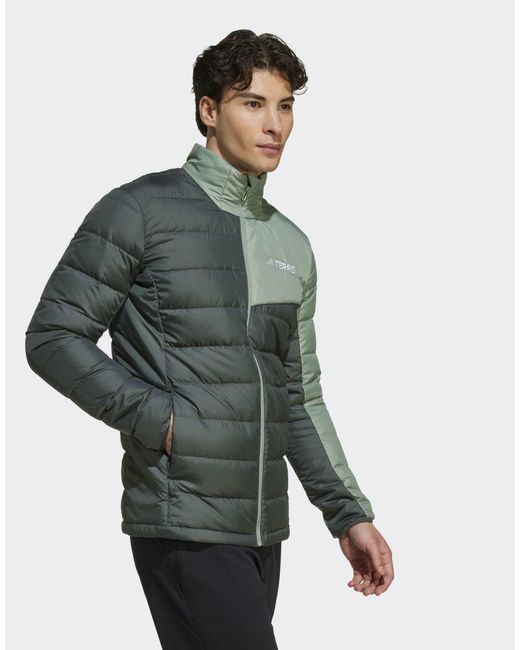 Adidas Terrex Multi Light Daunenjacke in Green für Herren