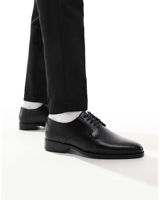 River Island Black Formal Derby Shoes for men