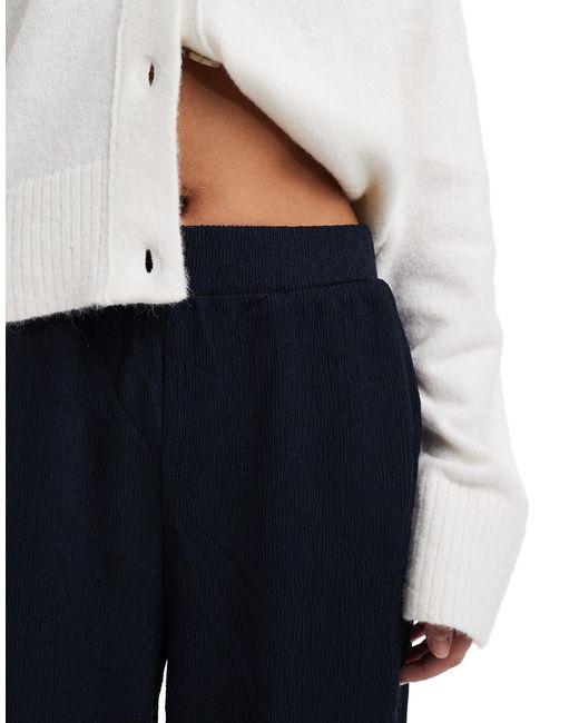 ONLY Blue – strukturierte hose