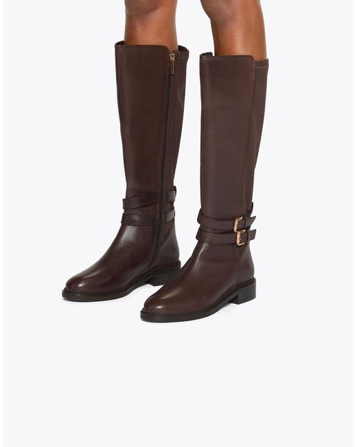 KG by Kurt Geiger Black Trying Knee Boots