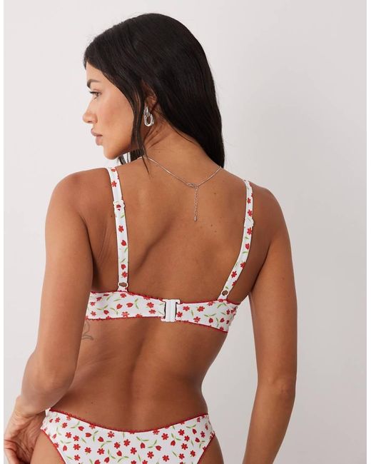 Peek & Beau Brown Underwire Bikini Top