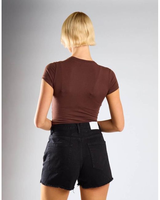 Glamorous Black High Waist Shorts