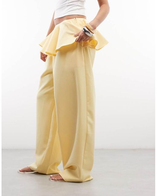 ASOS Natural Tailored Skirted Trouser