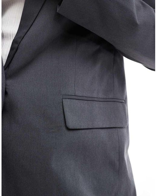 Vero Moda Gray Slim Tailored Blazer Co-ord
