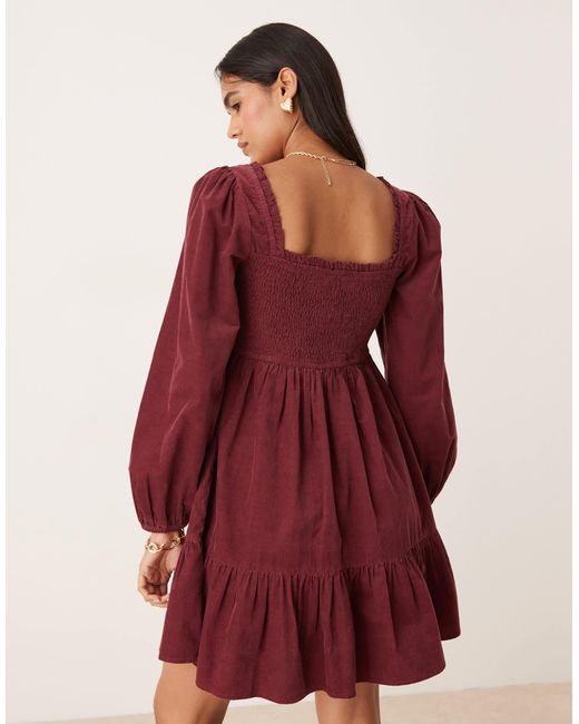 Nobody's Child Red – elsa – cord-minikleid