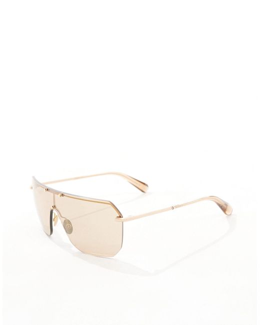 AllSaints Brown Ace Sunglasses