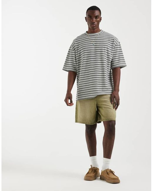 ASOS Gray Oversized T-shirt for men