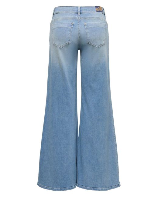 Jean ample - moyen ONLY en coloris Blue