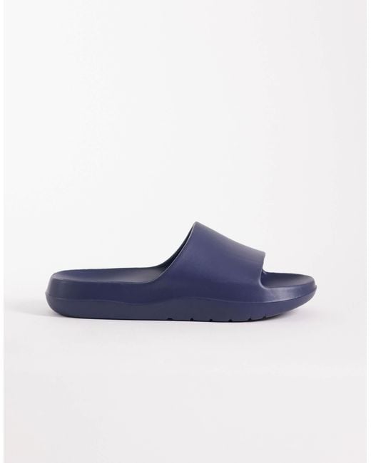 ASOS Blue Chunky Slides for men