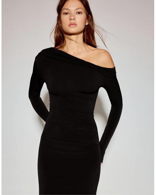 Pull&Bear Black – midikleid