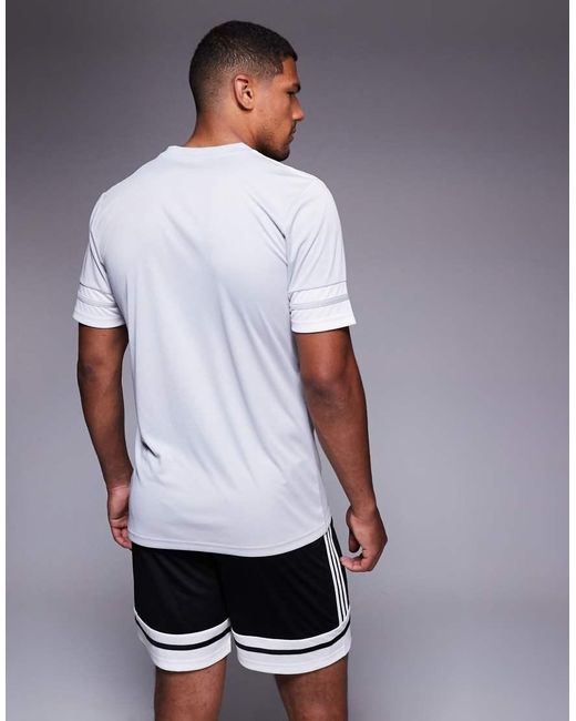 Adidas Originals White Adidas Football Squadra25 T-shirt for men