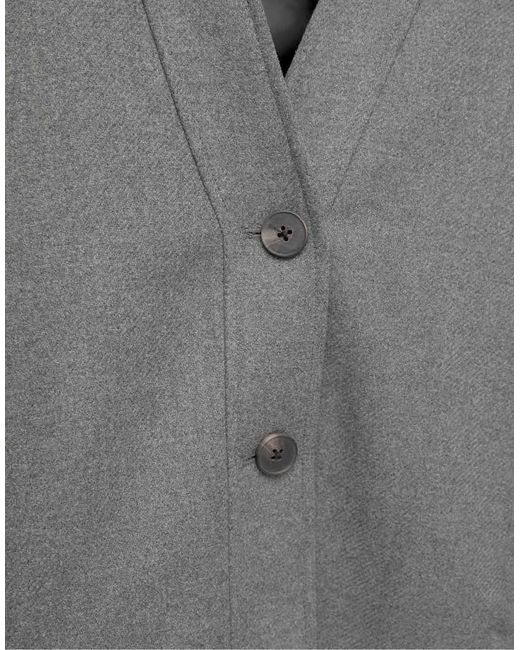 Giacca Stile Kimono Medio di Pull&Bear in Gray