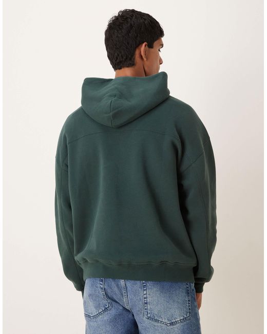 Abercrombie & Fitch – essential – kapuzenpullover in Green für Herren