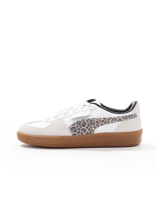 PUMA White Palermo Trainers
