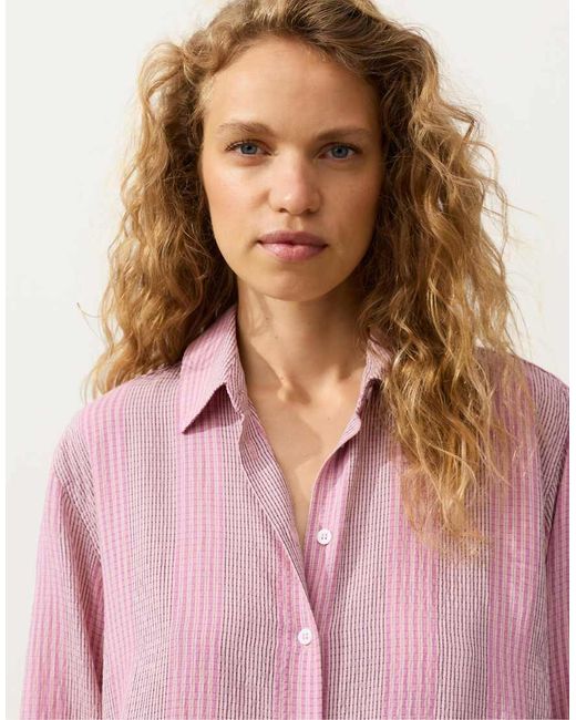 Oysho Pink Long Sleeve Shirt