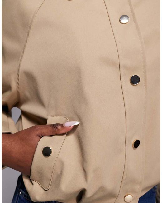 River Island Blue Collared Harrington Jacket