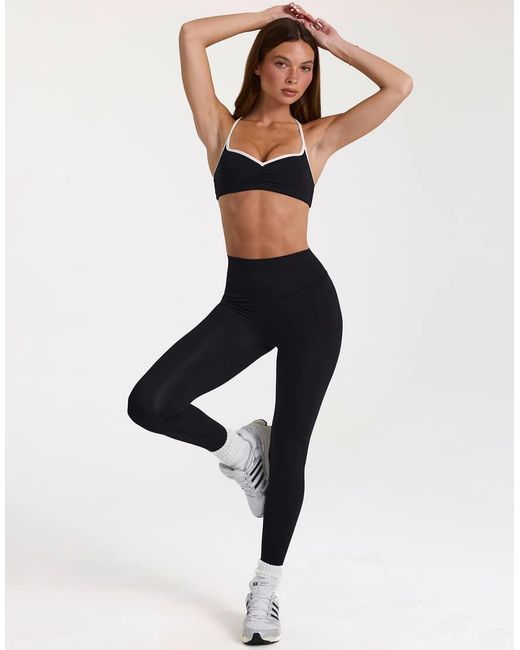 BO+TEE Black High Rise Soft Active Leggings
