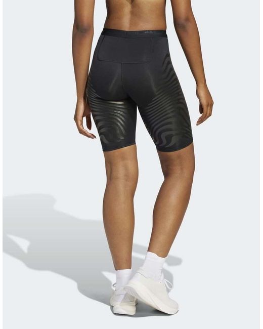 Adidas Originals Black Adizero Control Running Short Leggings