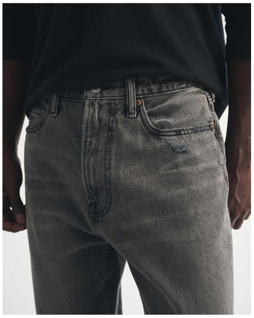 Abercrombie & Fitch Black Relaxed Jean for men