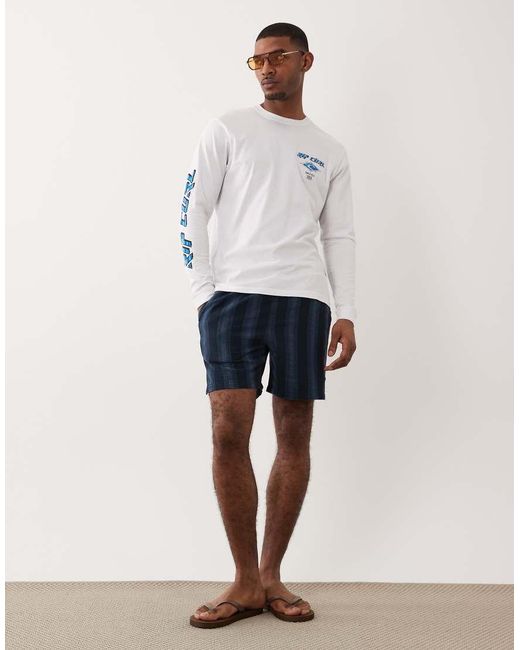 Rip Curl Natural Rip Curl Long Sleeve Fade Out T-Shirt for men