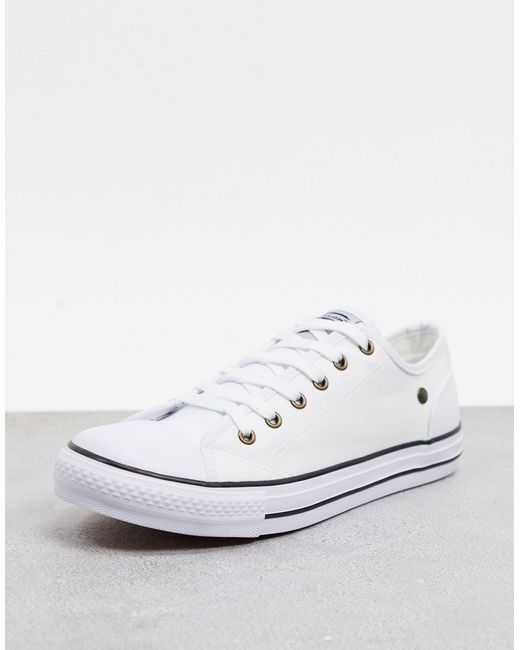 dunlop white plimsolls