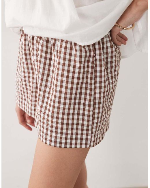 Wednesday's Girl White Wednesdays Girl Co-Ord Button Detail Short