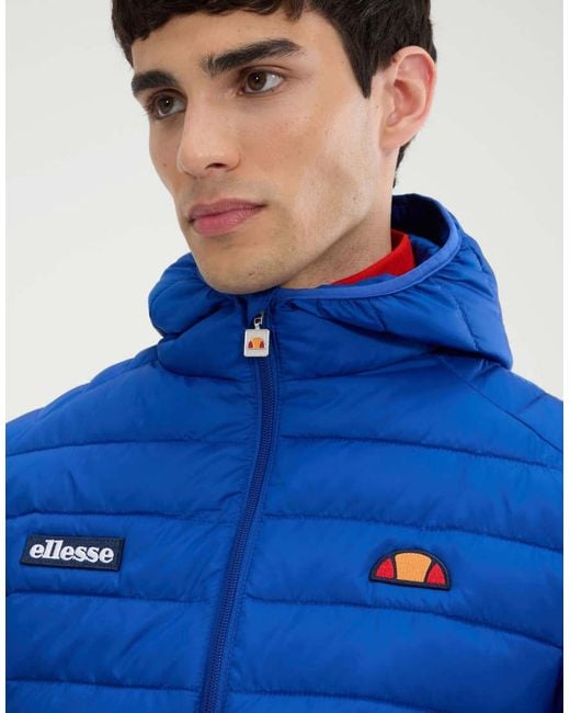 Ellesse Blue Lombardy Padded Jacket for men