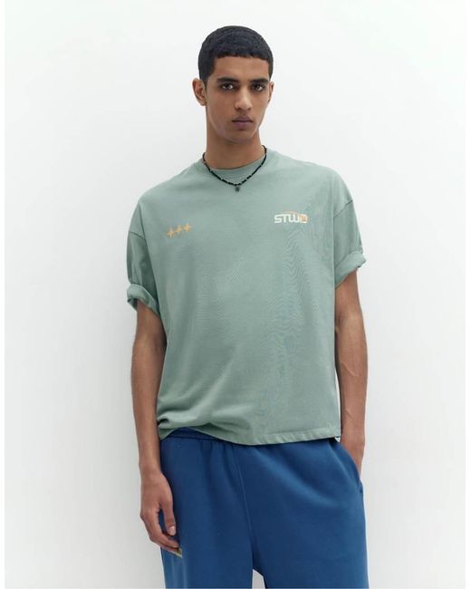 Stwd Star di Pull&Bear in Green da Uomo