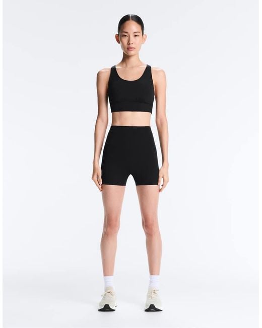 Oysho Black Comfortlux High Rise 10cm Hot Pants