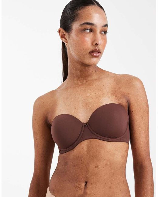 ASOS White Moulded Multiway Underwired Bra