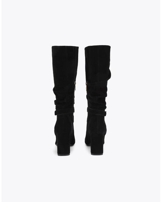 Carvela Kurt Geiger Black Jackpot Slouch Knee Boots