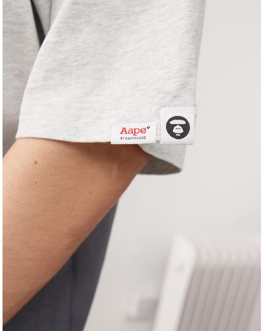 Aape By A Bathing Ape Aape by a bathing ape – mehrfarbiges t-shirt in Gray für Herren