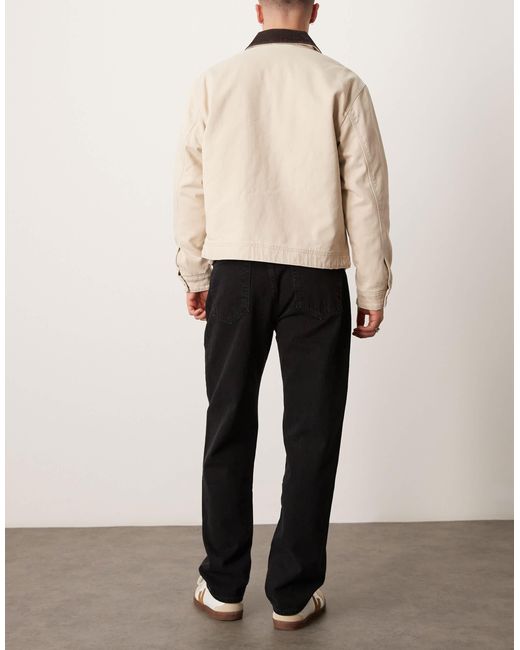 Abercrombie & Fitch Natural Lightweight Loose Fit Jeans for men