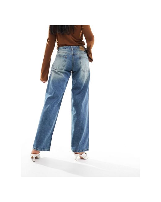 Motel Blue Roomy Low Rise Jeans