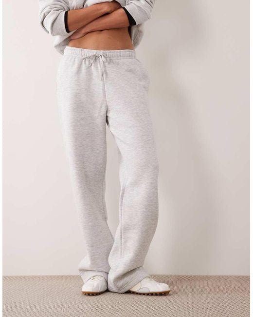 Gina Tricot Natural Co-ord Loose Fit Straight Leg joggers