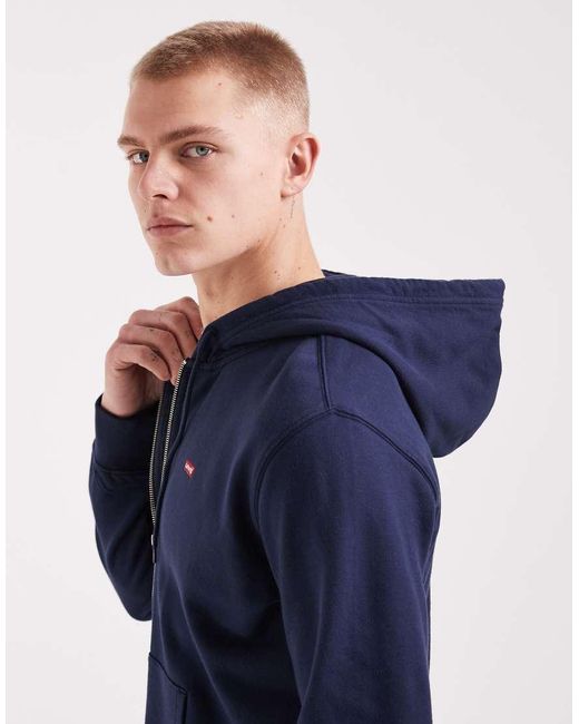 Levi's Blue Levi' S Original Hallmark Logo Sweatshirt for men