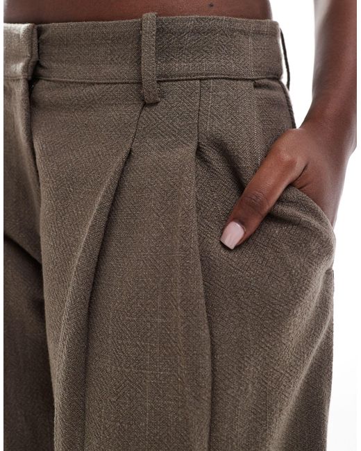 Pantalon d'ensemble ample - marron NA-KD en coloris Brown