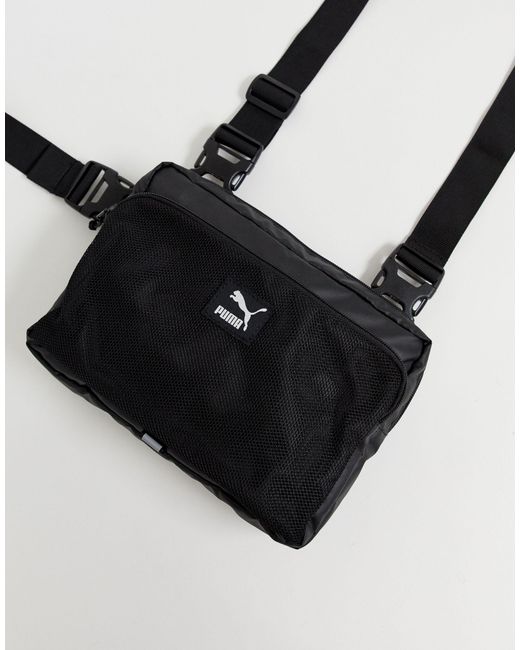 Black Men Sports Chest Bag Strap Adjustable One Shoulder Bag Outdoor Casual  Fitness Fashion Hand Pattern Printed Crossbody Bag - AliExpress