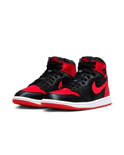 Nike Red Air Jordan 1 Retro High Sneakers